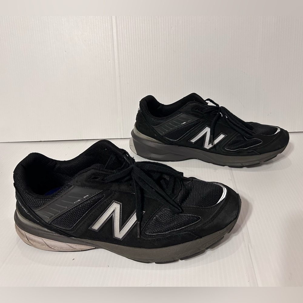 New Balance 990V5 black running walking shoe men size 13